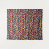 Tenture Jardin joyeux groovy (Devant (Horizontal))