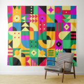 Tenture Jardin moderne Abstrait (En situation (horizontale))