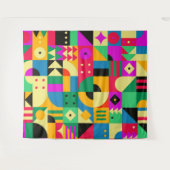 Tenture Jardin moderne Abstrait (Devant (Horizontal))