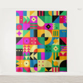 Tenture Jardin moderne Abstrait (Devant)