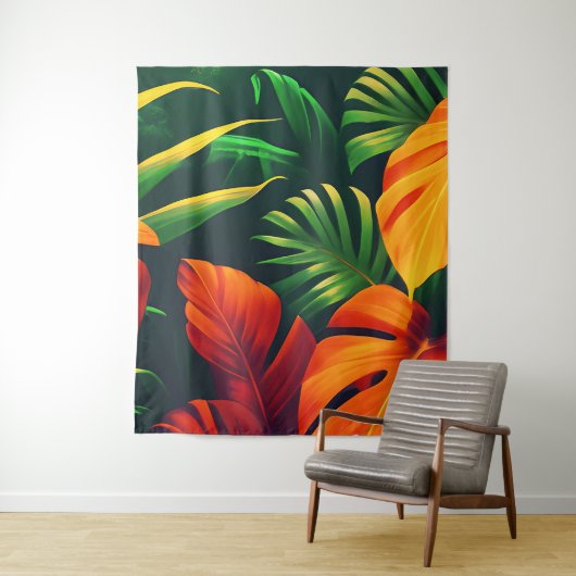 TENTURE JARDIN NATUREL FEUILLES VERTES (En situation)