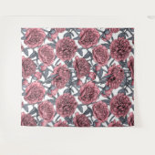 Tenture Jardin rose (Devant (Horizontal))