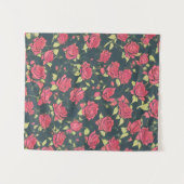 Tenture Jardin Rose romantique (Devant (Horizontal))