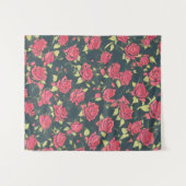 Tenture Jardin Rose romantique (Devant (Horizontal))