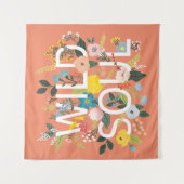 Tenture Jardin sauvage, âme sauvage (Devant)