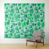 Tenture Jardin succulent (En situation (horizontale))