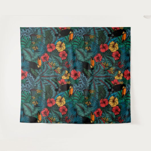 Tenture Jardin toucan (Devant (Horizontal))