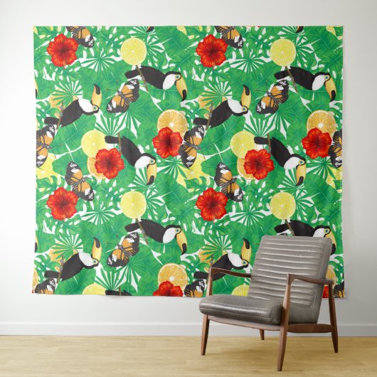 Tenture Jardin tropical (En situation (horizontale))