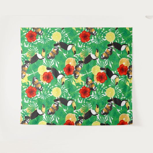 Tenture Jardin tropical (Devant (Horizontal))