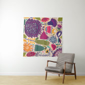 Tenture Jardin tropical : collection motif de printemps. (En situation (horizontale))