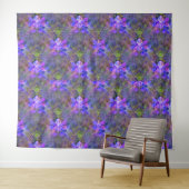 Tenture Jardin violet...... (En situation (horizontale))