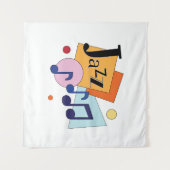 Tenture Jazz coloré Design Art Moderne (Devant (Horizontal))