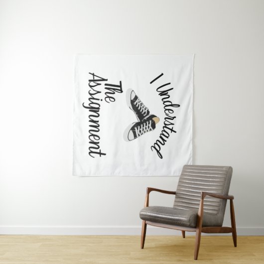 Tenture Je Comprends L'Affectation Vote Blue rally Cadeau (En situation (horizontale))