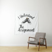 Tenture Je Comprends L'Affectation Vote Blue rally Cadeau (En situation)