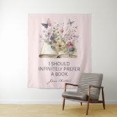 Tenture Je devrais infiniment préférer un livre II - Jane (En situation)
