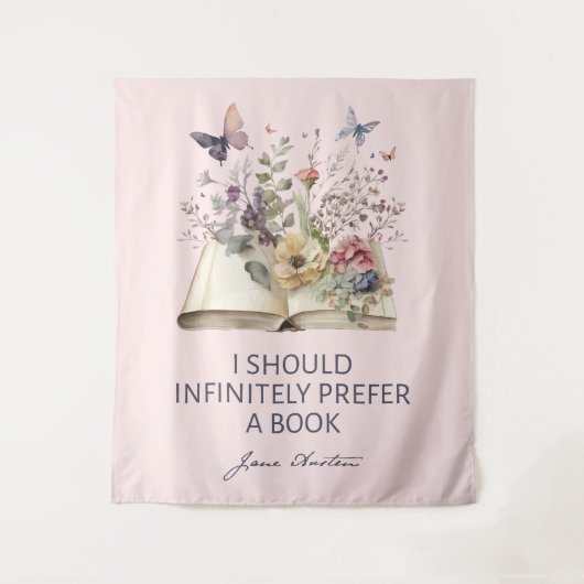 Tenture Je devrais infiniment préférer un livre II - Jane (Devant)