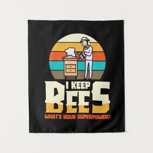 Tenture Je garde des abeilles (Devant)