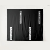 Tenture Je me fiche du message sarcastique (Devant (Horizontal))