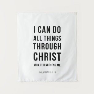 Tenture Je peux faire toutes choses Philippiens 4:13