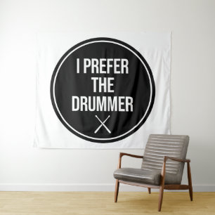 Tenture Je Préfère Le Batteur