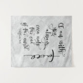 Tenture Je Suis Avec Vous Toujours Bible Verse Christian (Devant (Horizontal))