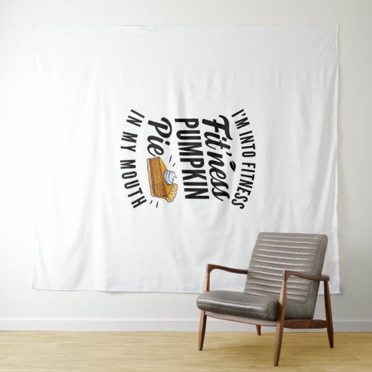 Tenture Je suis dans le Citrouille de remise en forme dans (En situation (horizontale))