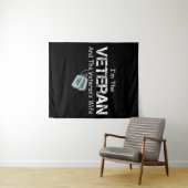 Tenture Je suis l'ancien combattant et la femme de l'ancie (En situation (horizontale))