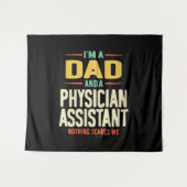 Tenture Je suis papa et assistant médical (Devant (Horizontal))