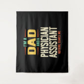 Tenture Je suis papa et assistant médical (Devant)