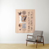 Tenture Je Suis Prêt À Ce Que Les Feuilles Tombent ! (En situation)