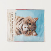 Tenture Je suis tombée amoureuse d'un chaton (Moi-même) (Devant (Horizontal))