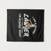 Tenture Je Suis Un Futur Avocat (Devant (Horizontal))