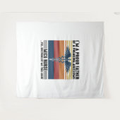 Tenture Je suis un père fier d'un Micu génial et fou (Devant (Horizontal))