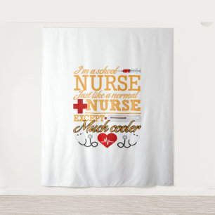 Tenture Je suis un T-shirt d'infirmière