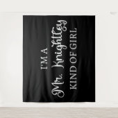 Tenture Je suis une fille de M. Knightley (Devant)