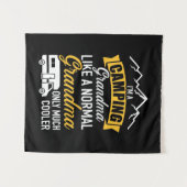 Tenture Je Suis Une Grand-Mère De Camping (Devant (Horizontal))