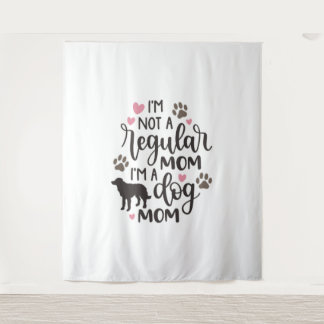 Tenture Je suis une maman du chien