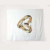 Tenture Je t'ai donné mon cœur (Devant (Horizontal))