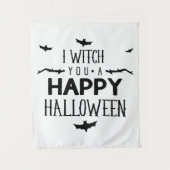 Tenture Je t'ai offert un heureux Halloween (Devant)