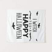 Tenture Je t'ai offert un heureux Halloween (Devant (Horizontal))