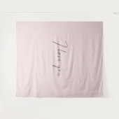 Tenture Je T'Aime Citer Mariage Valentines Day Blush Pink (Devant (Horizontal))
