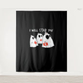 Tenture Je Te Te Te Te Fantôme Infirmière Drôle RN Hallowe (Devant)