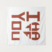 Tenture Je t'entends mais je te déteste (Devant (Horizontal))