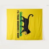 Tenture Je vais filer où je veux (Devant (Horizontal))