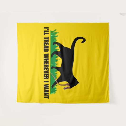 Tenture Je vais filer où je veux (Devant (Horizontal))