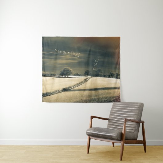 Tenture Je Vais Parce Que... (En situation (horizontale))