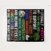 Tenture Je Veux Littéralement Mes Dollars D'Impôt (Devant (Horizontal))