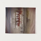 Tenture Jean 16:33 J'ai surmonté la Bible Verse Christian (Devant (Horizontal))