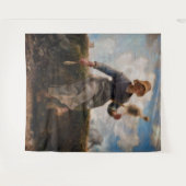 Tenture Jean-Francois Millet - La fillette (Devant (Horizontal))