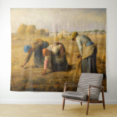 Tenture Jean-François Millet - Les Gleaners (En situation (horizontale))